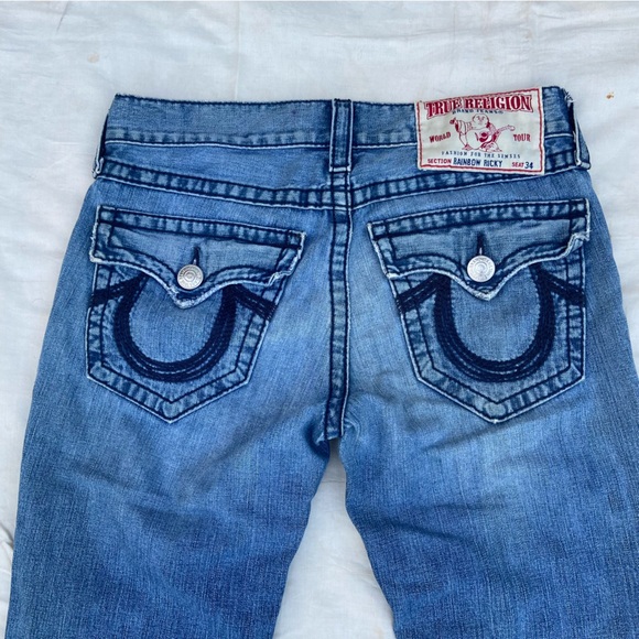 True Religion Straight Leg Size 31 Jeans RN 112790 CA30427. - Picture 9 of 12